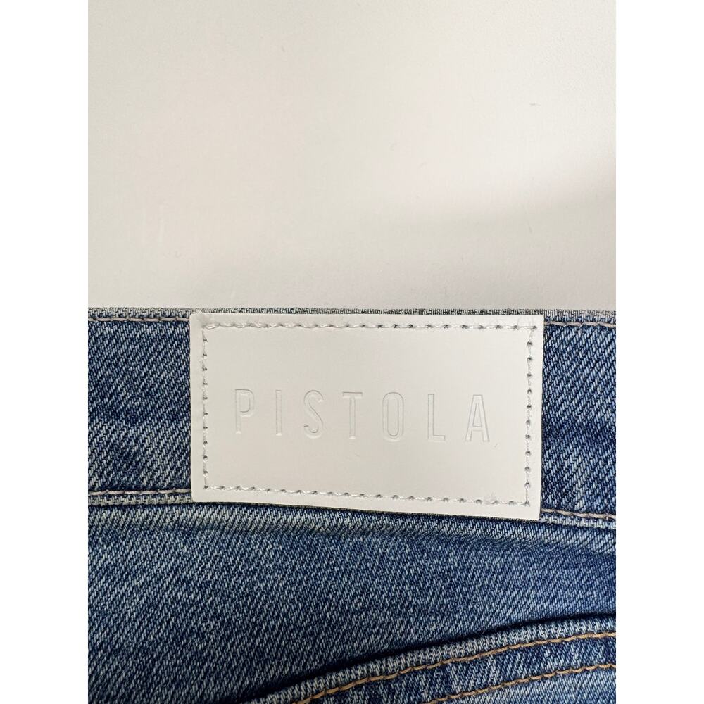 pistola Straight Leg Charlie Jeans in Medium Blue - Picture 10 of 16